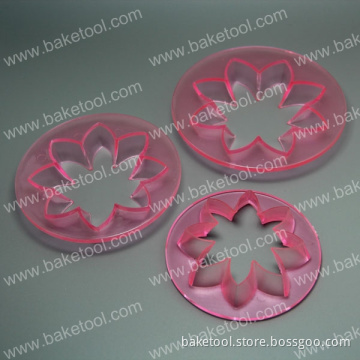 Plastic Sunflowers Pess Mold with Sharp Petal for Cake Decoration